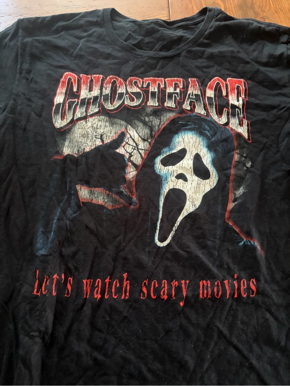 Ghostface Graphic Men’s T-Shirt - Black